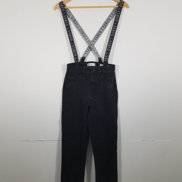 Guess Denim - Guess Stretch Super High Rise Jean Overalls 26